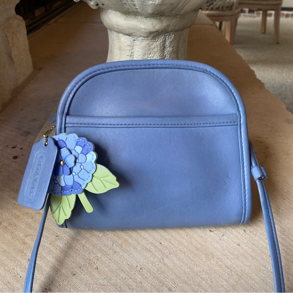 Coach Vintage Abbie Crossbody Bag 💜🩵Periwinkle 9017🩵💜 - Picture 6 of 12